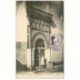 carte postale ancienne Maroc. CASABLANCA. Une Porte de Mosquée. Tampon Militaire et carte vierge