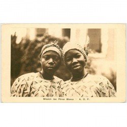 carte postale ancienne CAP VERT. Jeunes Filles Mission des Pères Blancs