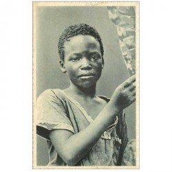 carte postale ancienne CONGO. Jeune Congolais de Kisantu