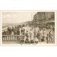 carte postale ancienne CABOURG 14. Animation Terrasse du Grand Hôtel 1916