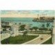 carte postale ancienne CUBA. Entrada al Puerto Parque Luz Caballero 1925