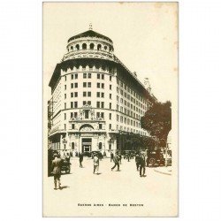 ARGENTINE. Buenos Aires. Banco de Boston. Photo carte postale émaillographie