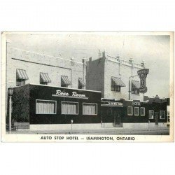 CANADA. Auto Stop Hotel Leamington Ontario 1960