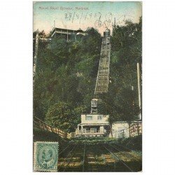 carte postale ancienne MONTREAL. Mount Royal Elevator 1907