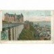 carte postale ancienne QUEBEC. Chateau Frontenac from Terrace 1907