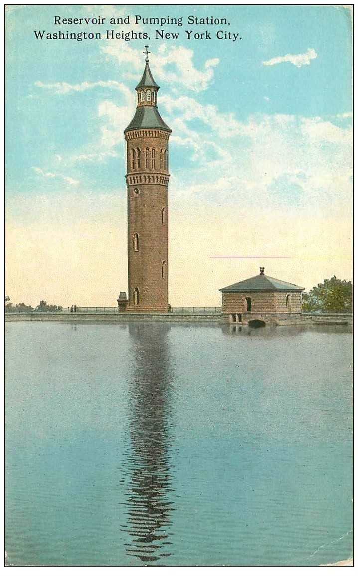 ETATS UNIS. New York. Reservoir and Pumping Station Washington Heights