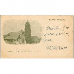 ETATS UNIS. Tacoma Souvenir. St Peters Church 1901