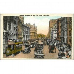 NEW YORK CITY. Sunday Morning on 5th Avenue