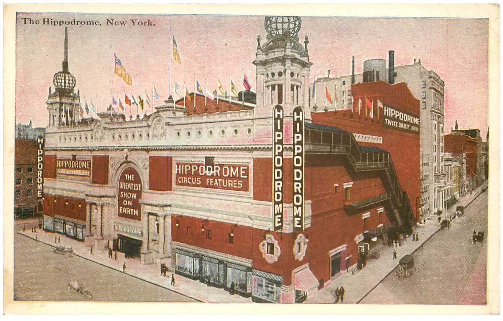 NEW YORK CITY. The Hippodrome Circus Filature