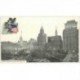 carte postale ancienne NEW YORK. City Hall Park and News Paper row