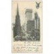 carte postale ancienne NEW YORK. Lover Broadway American Surety Building Trinity Church 1902