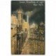 carte postale ancienne NEW YORK. Lower Brodway at night 1919