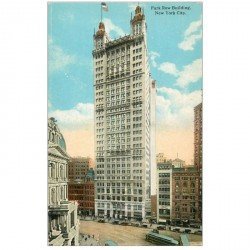 carte postale ancienne NEW YORK. Park Row Building