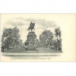 carte postale ancienne PHILADELPHIA. Monument Fairmount Park