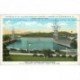 carte postale ancienne PANAMA. Le Canal près de Balboa. Navires Porte Avions