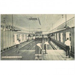 PANAMA. Le jeu du Bowling Gatun. Joueurs et pistes