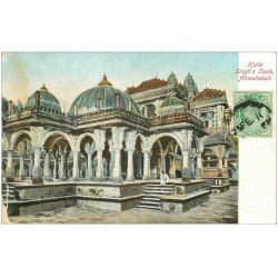 carte postale ancienne INDE. Huthi Singh's Tomb Ahmedabad 1911