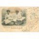 carte postale ancienne INDE. Marchands de Fruits. Fruit Sellers 1904 (défauts)...