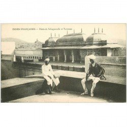 carte postale ancienne INDE. Palais de Schagmandir et Terrasses