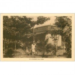 carte postale ancienne INDE. Un Presbytère aux Indes