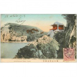 carte postale ancienne JAPON. Abutokamnon Bingo KOBE 1913 sea of Japan