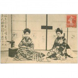 JAPON. Japonaise Geisha 1910