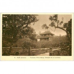 carte postale ancienne VIET-NAM. Hué Annam. Tombeau Minh Mang Temple de la Lumière