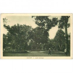 carte postale ancienne VIET-NAM. Saïgon. Jardin botanique