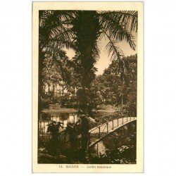 carte postale ancienne VIET-NAM. Saïgon. Jardin Botanique