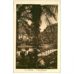 carte postale ancienne VIET-NAM. Saïgon. Jardin Botanique