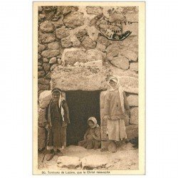 carte postale ancienne ASIE. Palestine. Tombeau de Lazare 1923