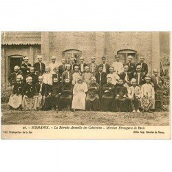 carte postale ancienne BIRMANIE. Retraite Annuelle des Cathéchistes et Missionnaires