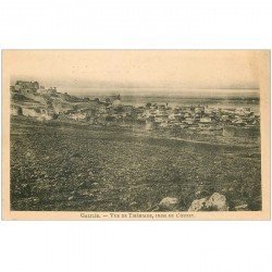 carte postale ancienne ISRAEL PALESTINE. Galilée. Vue de Tibériade