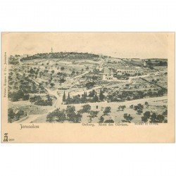 carte postale ancienne ISRAEL PALESTINE. Jérusalem. Mont des Oliviers vers 1900