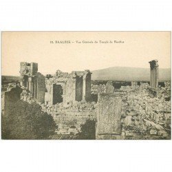 carte postale ancienne Liban Syrie. BAALBECK. Temple Bacchus 12