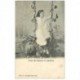 carte postale ancienne SYRIE. Jeune fille Syrienne sur balançoire vers 1900