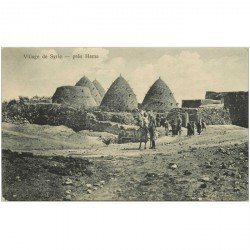 carte postale ancienne SYRIE. Village prés Hama