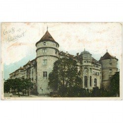 carte postale ancienne Allemagne. Gruss auf STUTTGART 1904