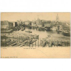 carte postale ancienne BERLIN. Alt Berlin an der Spree vers 1900