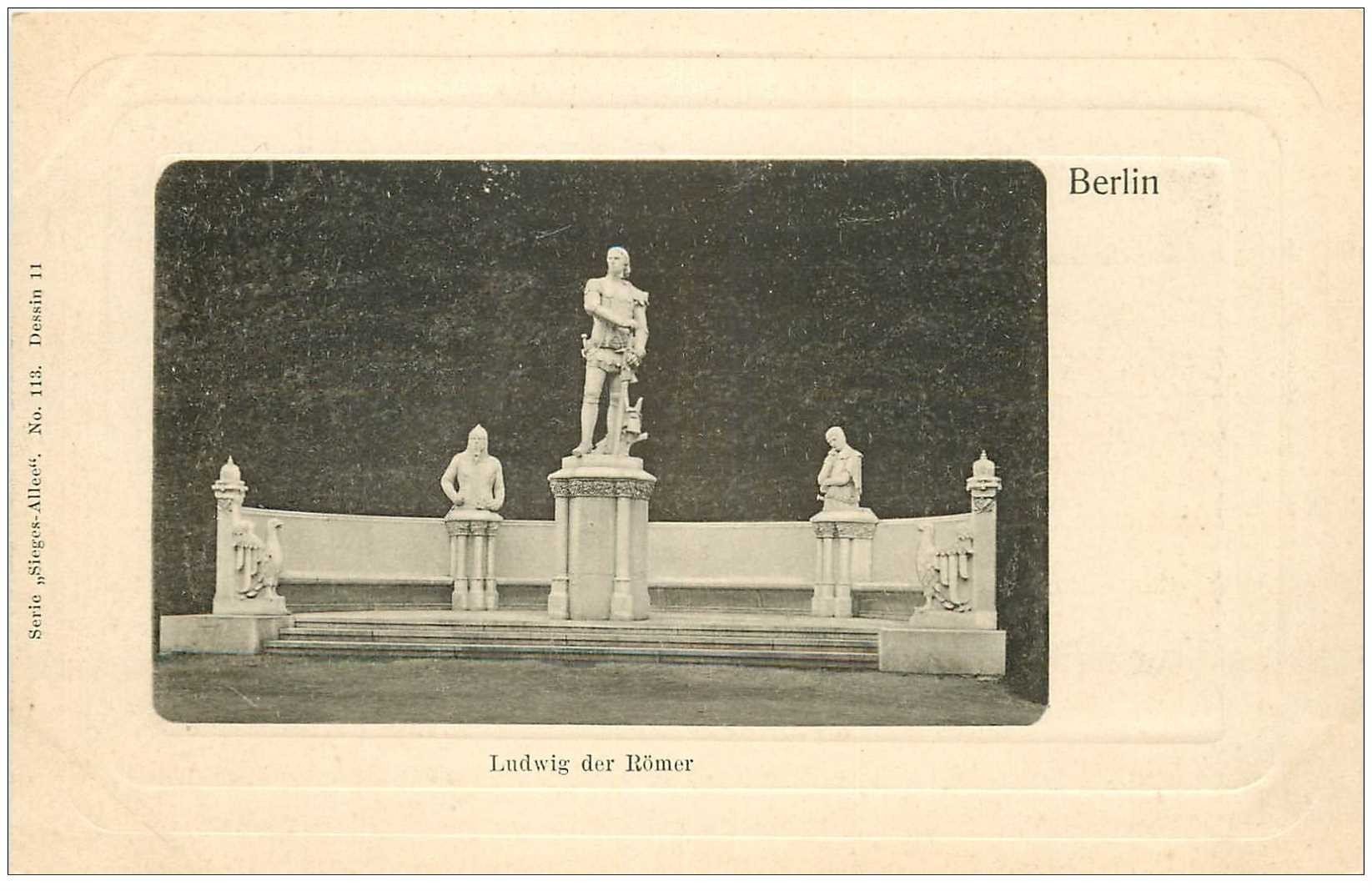 carte postale ancienne BERLIN. Ludwig der Römer vers 1900