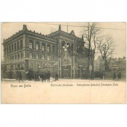 carte postale ancienne BERLIN. Russ aus Electrische Hochbahn Potsdamer Platz vers 1900