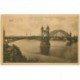 carte postale ancienne BONN. Le Pont métallique 1919