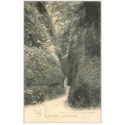 carte postale ancienne DEUTSCH ALLEMAGNE. Eisenach Drachenschlucht vers 1900