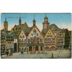 carte postale ancienne DEUTSCH ALLEMAGNE. Frankfurt Römer (mini pli coin gauche)...