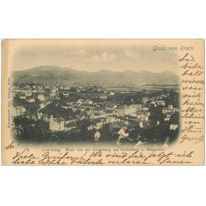 Bad Godesberg Godesburg am Rhein.. | Cartes postales pas cher