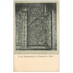 carte postale ancienne DEUTSCH ALLEMAGNE. katharinenkirche zu Oppenheim Rhein