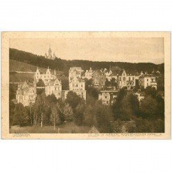 carte postale ancienne DEUTSCH ALLEMAGNE. Wiesbaden Villen im Nerotal Griechischer Kapelle 1914