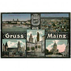 carte postale ancienne DEUTSCHES ALLEMAGNE. Mainz