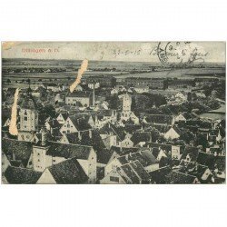 carte postale ancienne DILLIGEN1915. Défauts...