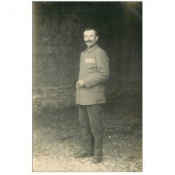 FOTOKAART BADEN BADE. Camp de Heuberg. Prisonnier de Guerre Lailler Gustave